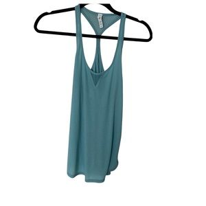 Alo yoga women tank Turquoise color size S